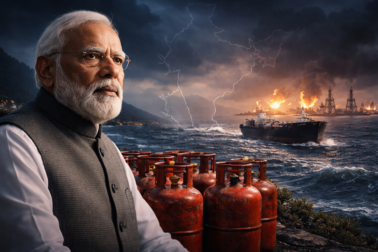 Modi Urges Calm as Iran War Triggers Gas Supply Concerns in India
